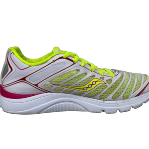 Saucony Kinvara 3 pro grid White and Yellow Athletic Running Shoes Performance